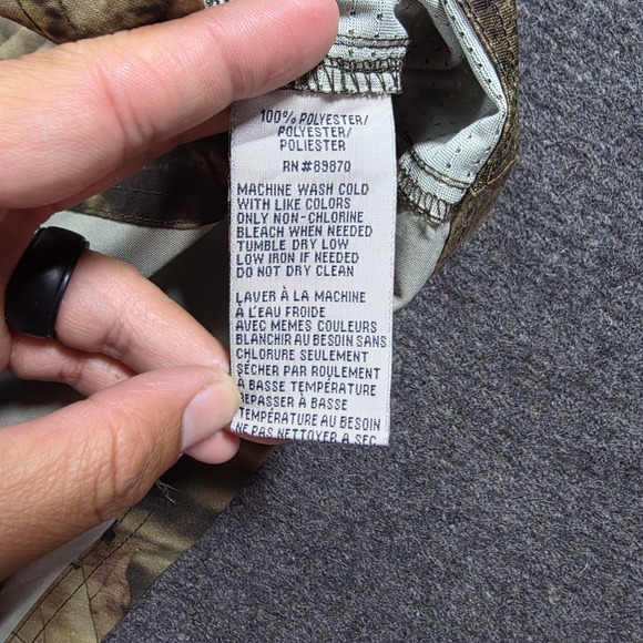 Bimini Bay Camo Men's Large Short Sleeve Button Up Fishing Hunting Outdoors - Picture 5 of 9